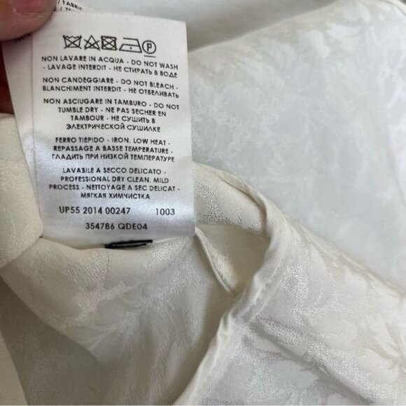 Alexander McQUEEN Peplum Top V Neck High Low - Picture 10 of 12